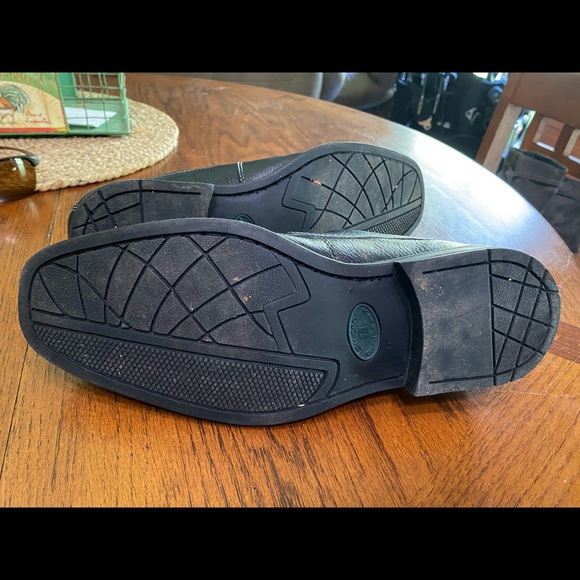 Sandro Comfort Soft & Gel Men's 8.5 Black Leather Oxford Shoes - Picture 9 of 9